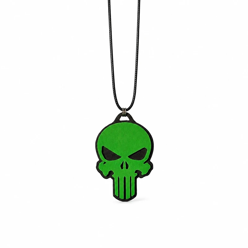 آویز تزئینی خودرو مدل punisher 