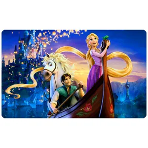 پادری مدل دختر گیسو کمند کد 105 سایز 76x46 سانتی متر