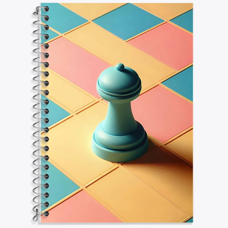 دفتر نت موسیقی 50 برگ خندالو طرح شطرنج کد F8022