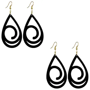 گوشواره زنانه هانستو مدل E2-014 مجموعه 2 عددی