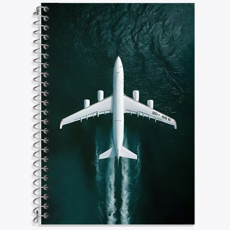 دفتر نت موسیقی 50 برگ خندالو طرح هواپیما کد F5237