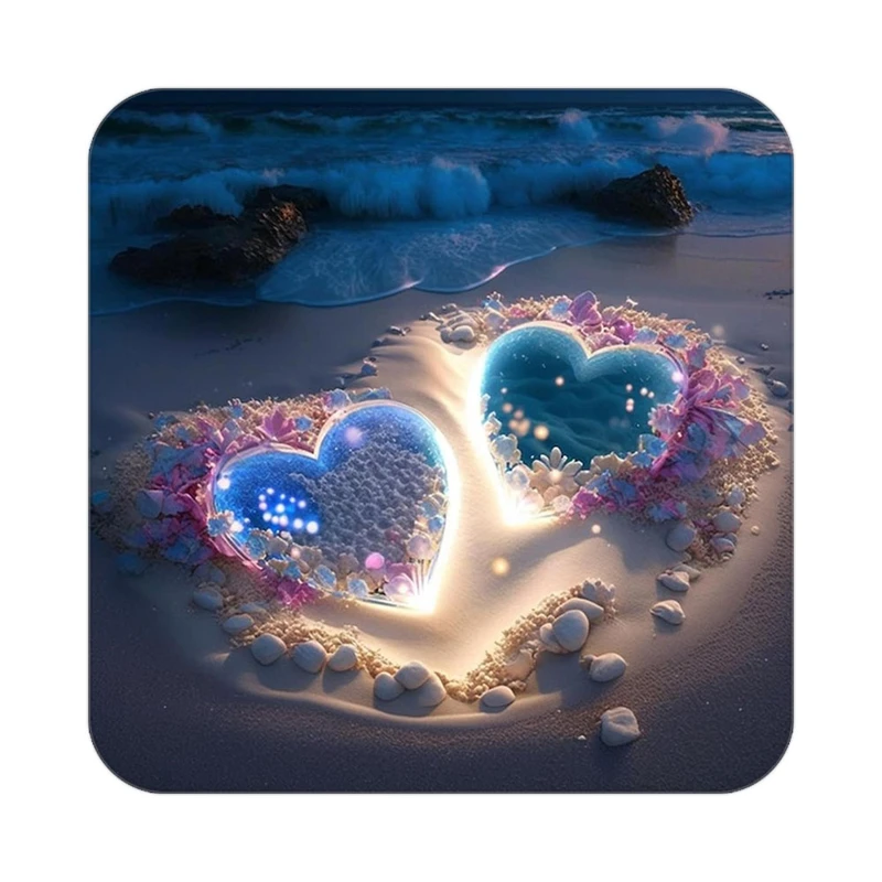 زیر لیوانی کاکتی مدل عاشقانه کد mp13447