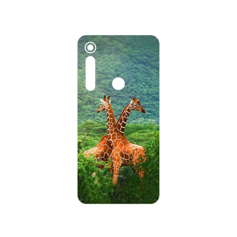 برچسب پوششی ماهوت مدل Giraffe مناسب برای گوشی موبایل موتورولا One Macro