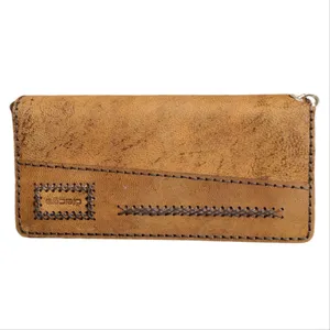 کیف پول مردانه مدل چرم طبیعی بزی دقت ترنج Sch-w50