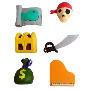 پاک کن  کیو آی ها او مدل دزدان دریایی و پیانو کد EP-15 مجموعه 6 عددی