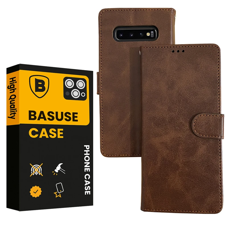کیف کلاسوری باسئوس طرح Magneti کد M004 مناسب برای گوشی موبایل سامسونگ Galaxy S10Plus