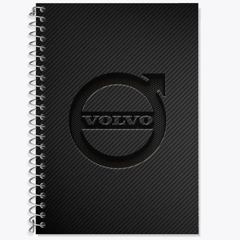 دفتر زبان 50 برگ خندالو مدل سه خط طرح ولوو volvo کد 23657