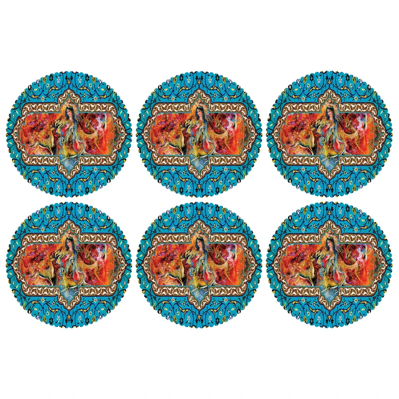 زیر لیوانی مدل C2-42418 بسته 6 عددی