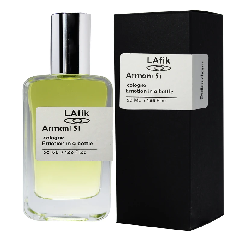 ادوپرفیوم زنانه لافیک مدل آرمانی سی با رایحه گرم و شیرین حجم 50 میلی‌لیتر
