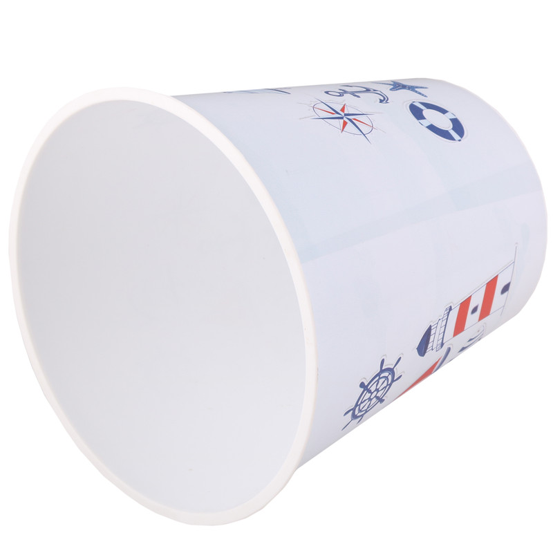 ست سطل و جادستمال کاغذی اتاق کودک طرح کشتی و فانوس دریایی کد 0138