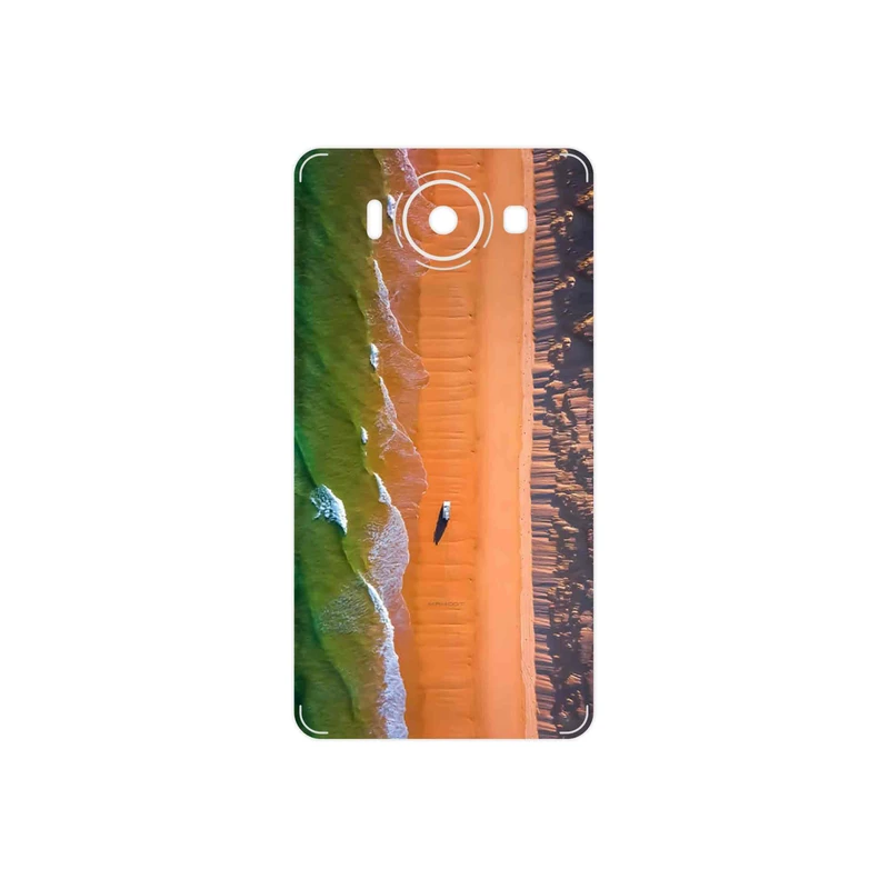 برچسب پوششی ماهوت مدل Beach and Green Sea مناسب برای گوشی موبایل مایکروسافت Lumia 950
