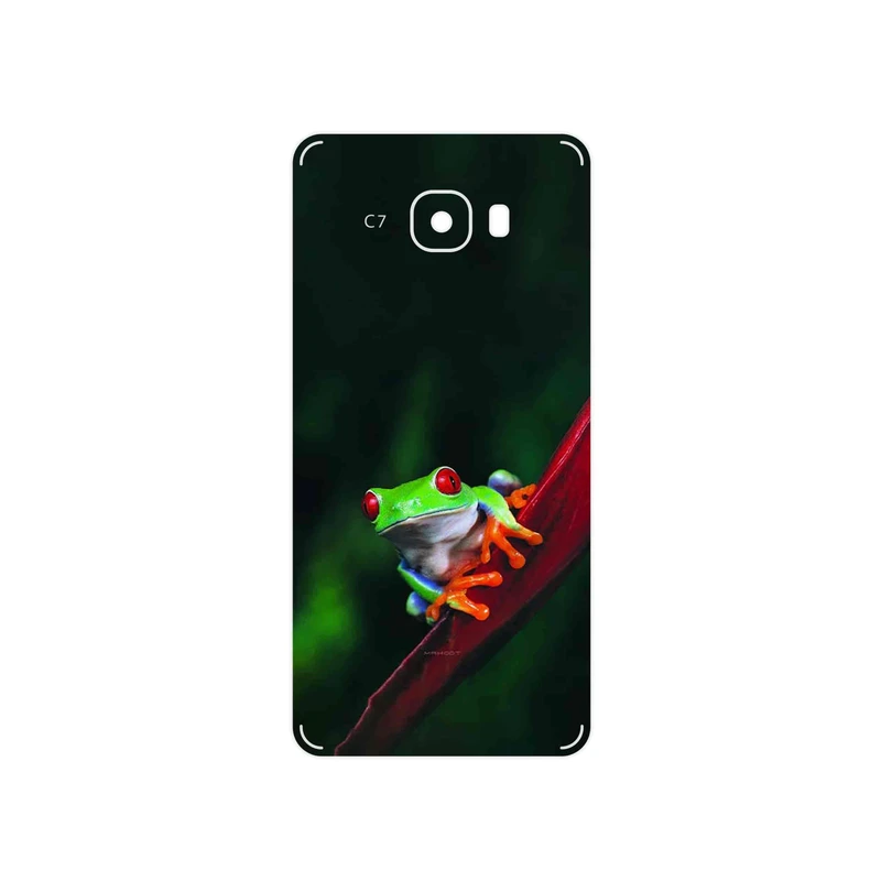 برچسب پوششی ماهوت مدل Frog مناسب برای گوشی موبایل سامسونگ Galaxy C7