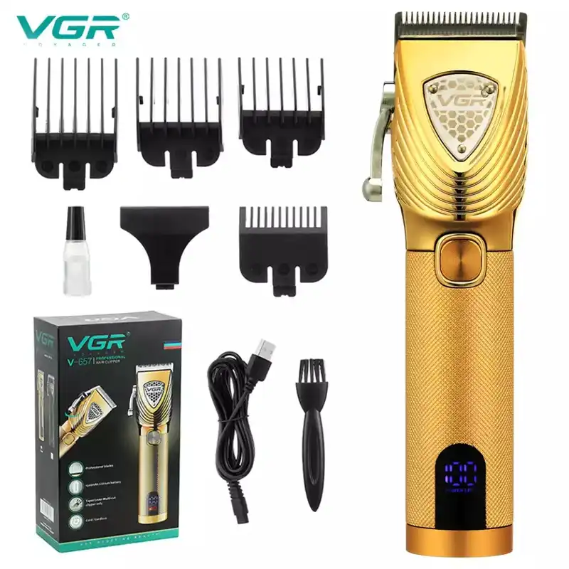 ماشین اصلاح موی سر و صورت وی جی ار مدل V-657