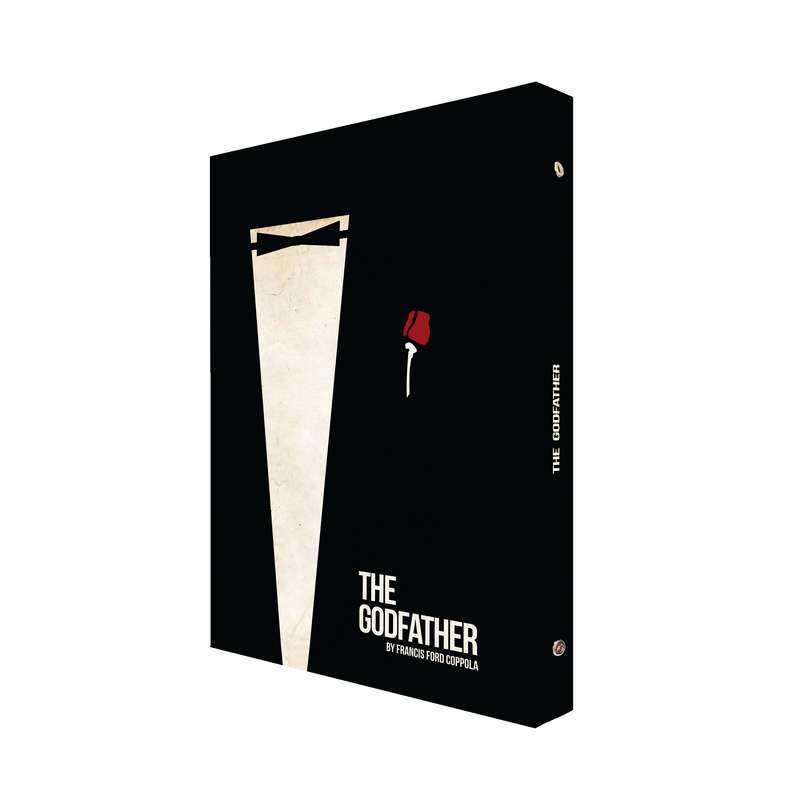 دفتر کلاسوری 100 برگ پدیده نقش مدل 26 حلقه کالکشن فیلم و سریال طرح پدر خوانده godfather کد 04
