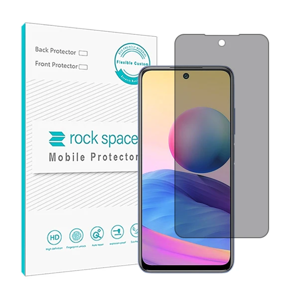 محافظ صفحه نمایش حریم شخصی راک اسپیس مدل HyPRV مناسب برای گوشی موبایل شیائومی Redmi Note 10 5G