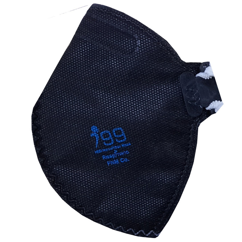 ماسک تنفسی ریما مدل بدون سوپاپ کربن فعال نانو N95 کد C95-Blck بسته 10 عددی