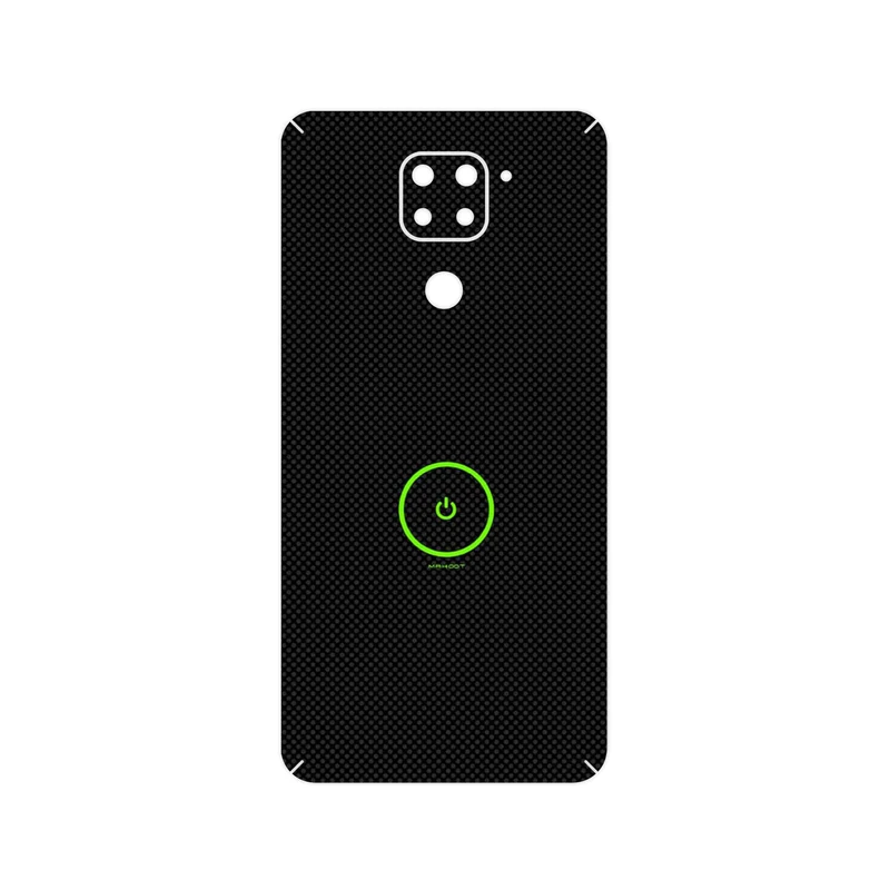 برچسب پوششی ماهوت مدل Minimal Power Button مناسب برای گوشی موبایل شیائومی Redmi Note 9