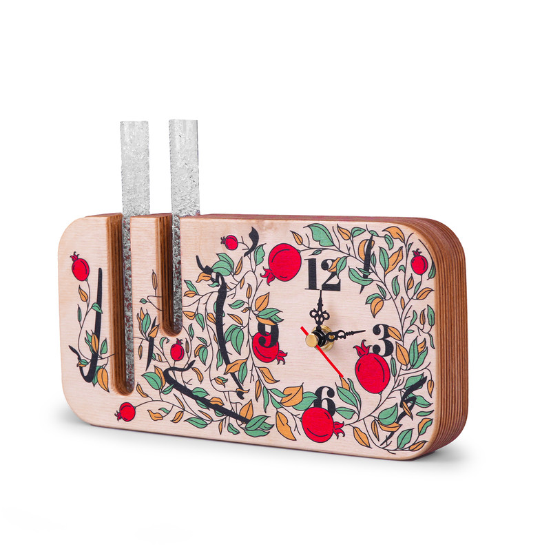 ساعت رومیزی راکورد مدل P-124Yalda1402 طرح مشق یلدا