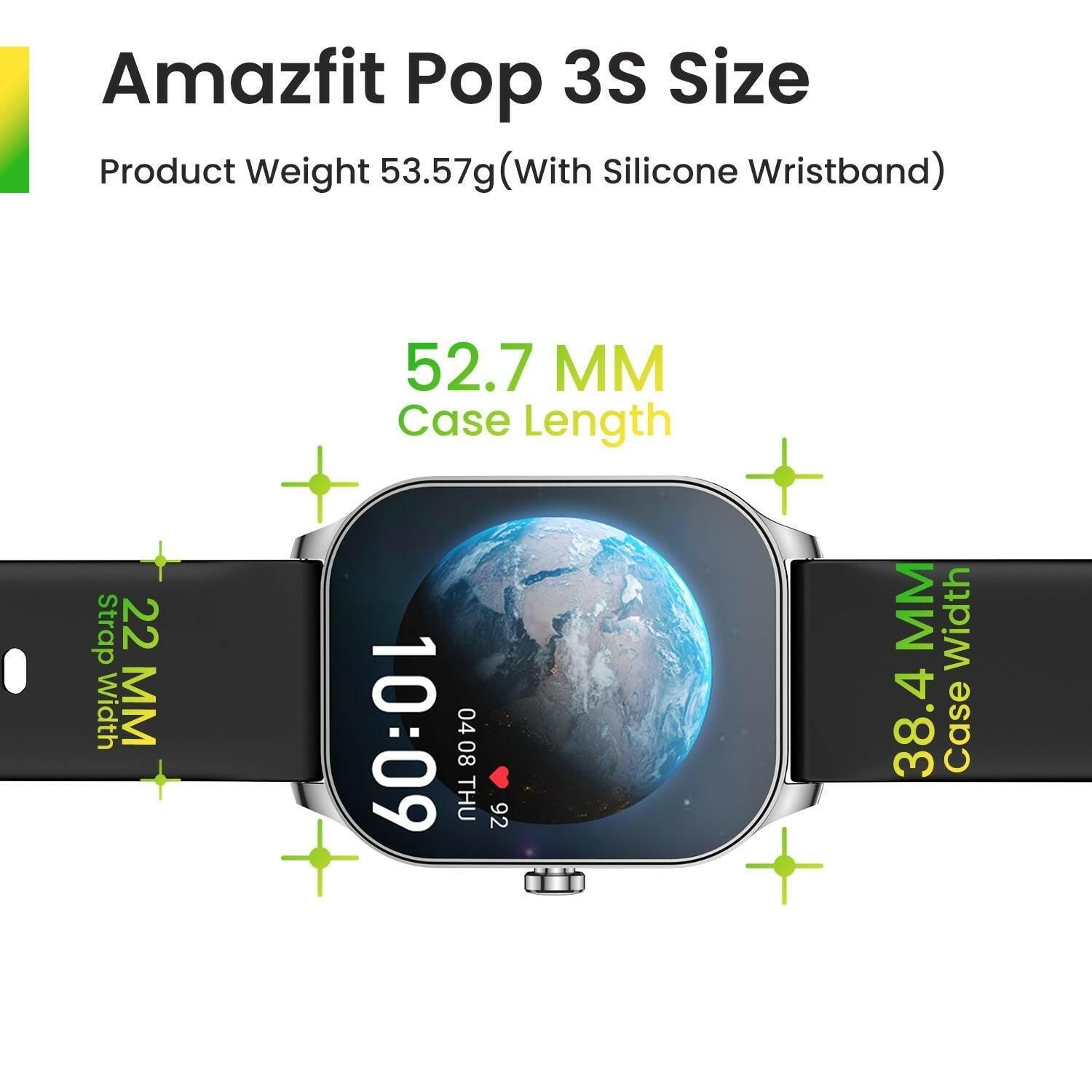 ساعت هوشمند امیزفیت مدل SHK SMART POP UP 3 SPORT -  - 4