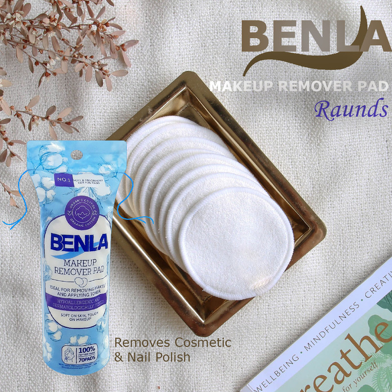 پد پاک کننده آرایش صورت بنلا مدل 003 مجموعه 3 عددی