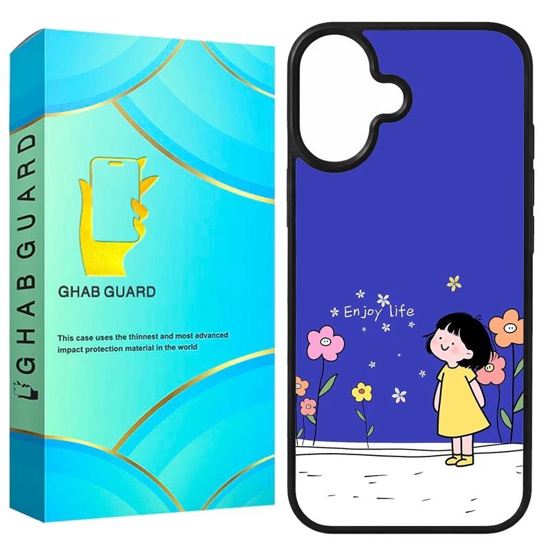 کاور قاب گارد طرح نقاشی مدل GCHP16 مناسب برای گوشی موبایل اپل iPhone 16 