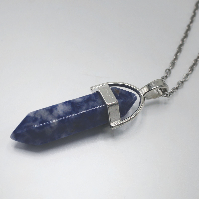 گردنبند مدل سودالیت منشوری