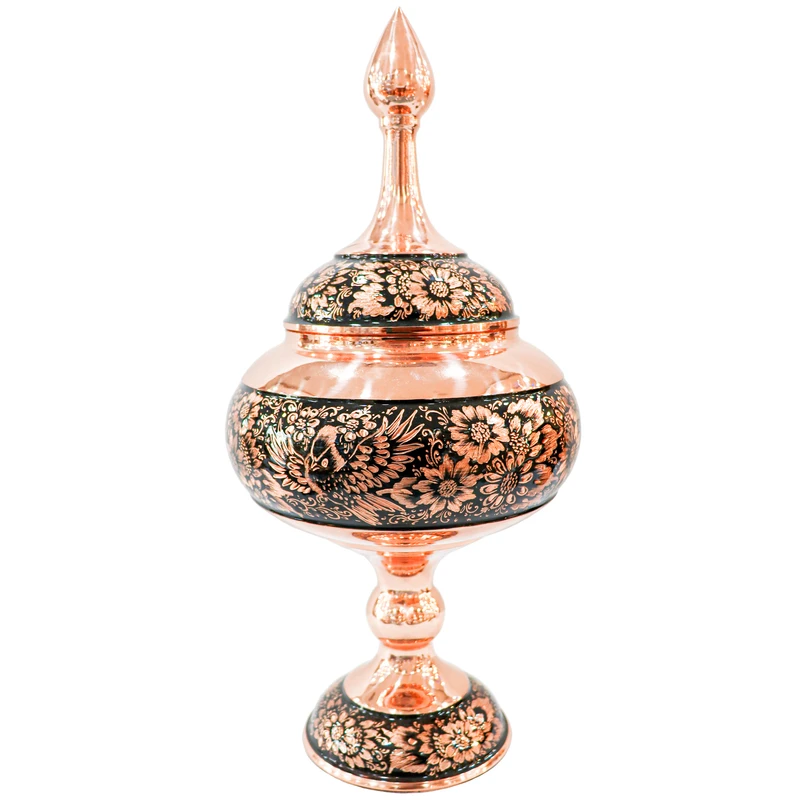  شکلات خوری مسی مدل الماس تراش نیمه کد 28p19half