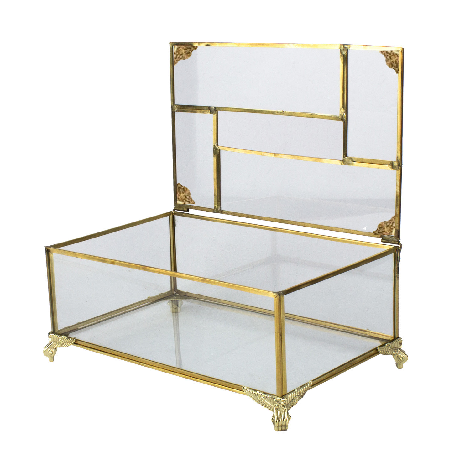 جعبه دستمال کاغذی مدل شیشه ای کد H410