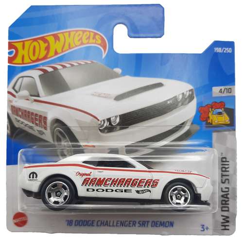 ماکت ماشین هات ویلز مدل 18 DODGE CHALLENGER SRT DEMON
