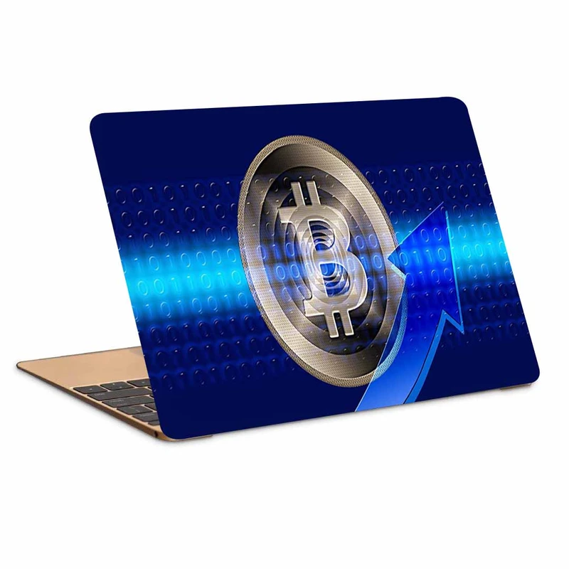 استیکر لپ تاپ طرح bitcoinکد p-1120مناسب برای لپ تاپ 15.6 اینچ