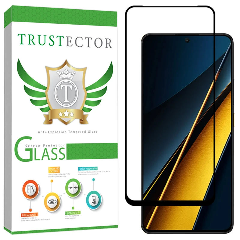 محافظ صفحه نمایش سرامیک شفاف تراستکتور مدل CERT30 مناسب برای گوشی موبایل شیائومی Poco X6 Pro /Poco X6 /Poco F6 /Poco F6 Pro /Redmi Turbo 3 / Redmi K70 Ultra / Redmi K70 Pro/ وان پلاس Ace 3V/ ویوو X200