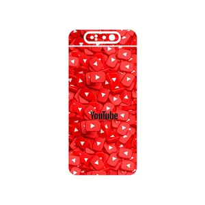 MAHOOT Youtube Cover Sticker for Samsung Galaxy A80