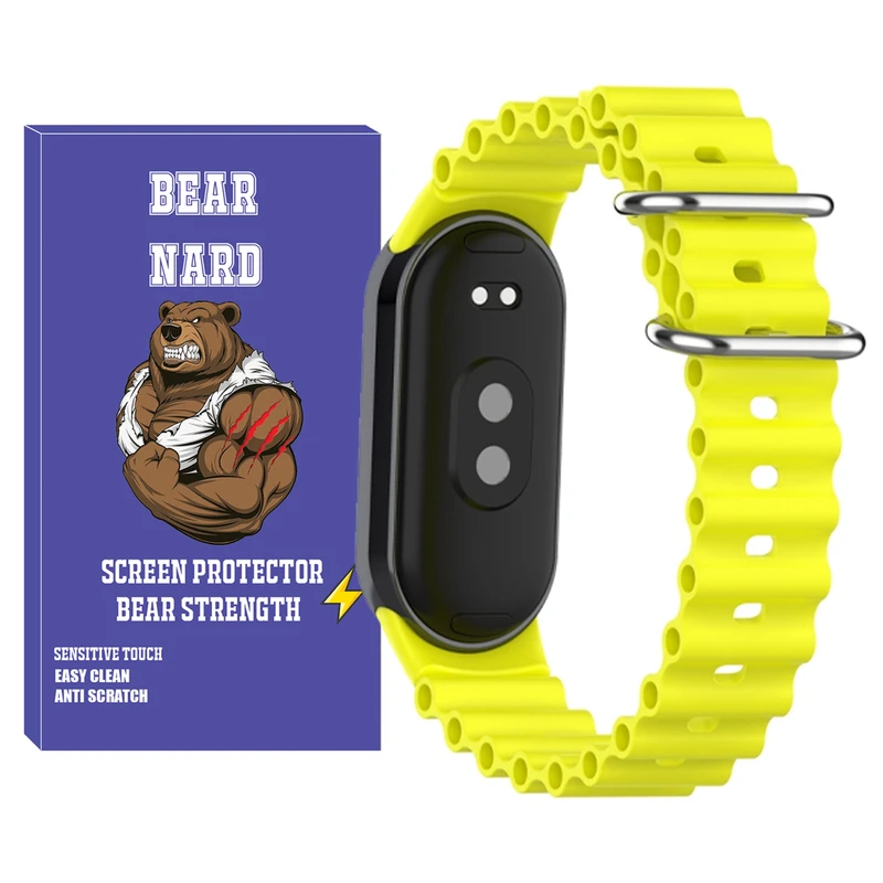 بند برنارد مدل Ocean BR مناسب برای ساعت هوشمند شیائومی Mi band 8