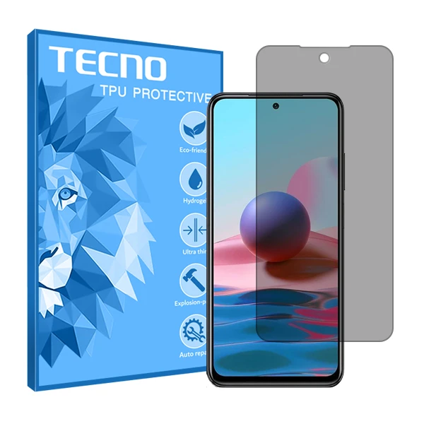 محافظ صفحه نمایش حریم شخصی تکنو مدل HyPRV مناسب برای گوشی موبایل شیائومی Redmi Note 10S