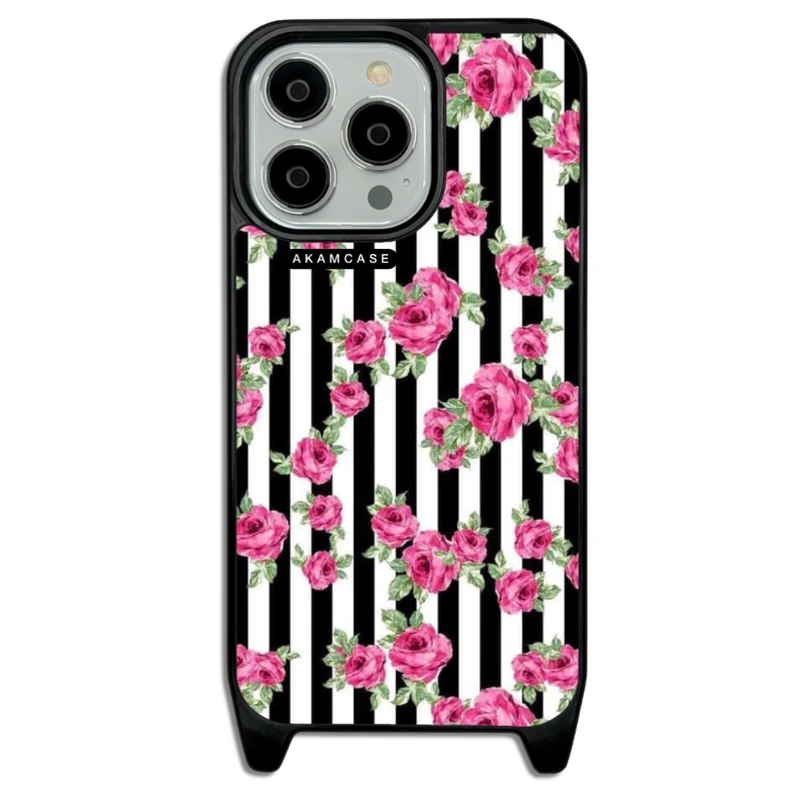 کاور آکام مدل AMCWLA13PRO-FLOWERS16 مناسب برای گوشی موبایل اپل iPhone 13 Pro