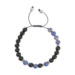 دستبند مردانه مدل  فیروزه آفریقایی