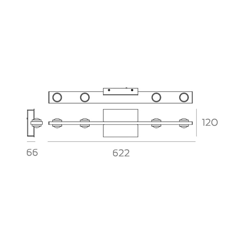 چراغ دیواری مدل C218-1