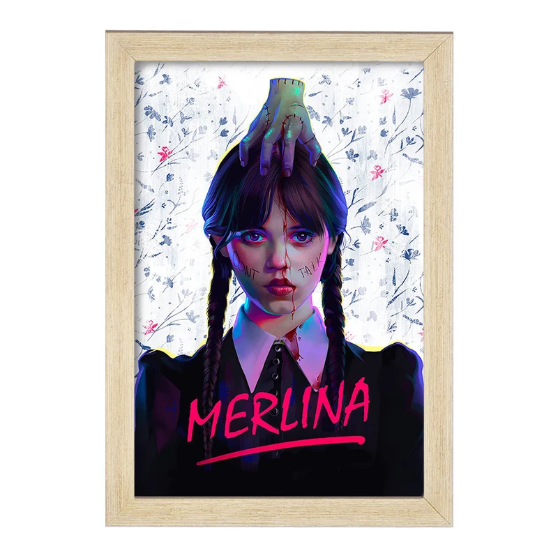 تابلو خندالو مدل ونزدی (Wednesday) کد F2511