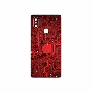 MAHOOT Red Printed Circuit Board Cover Sticker for Xiaomi Mi 8 SE