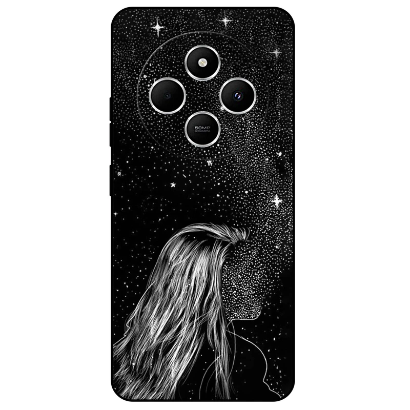 کاور مگافون طرح دخترانه مدل 8264 مناسب برای گوشی موبایل شیائومی Redmi 14C   