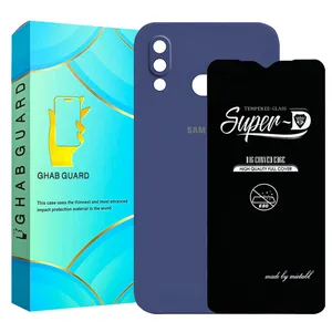 Ghab Guard SILICONSUPERD Cover With Screen Protector For Samsung Galaxy A10s / Galaxy M01s