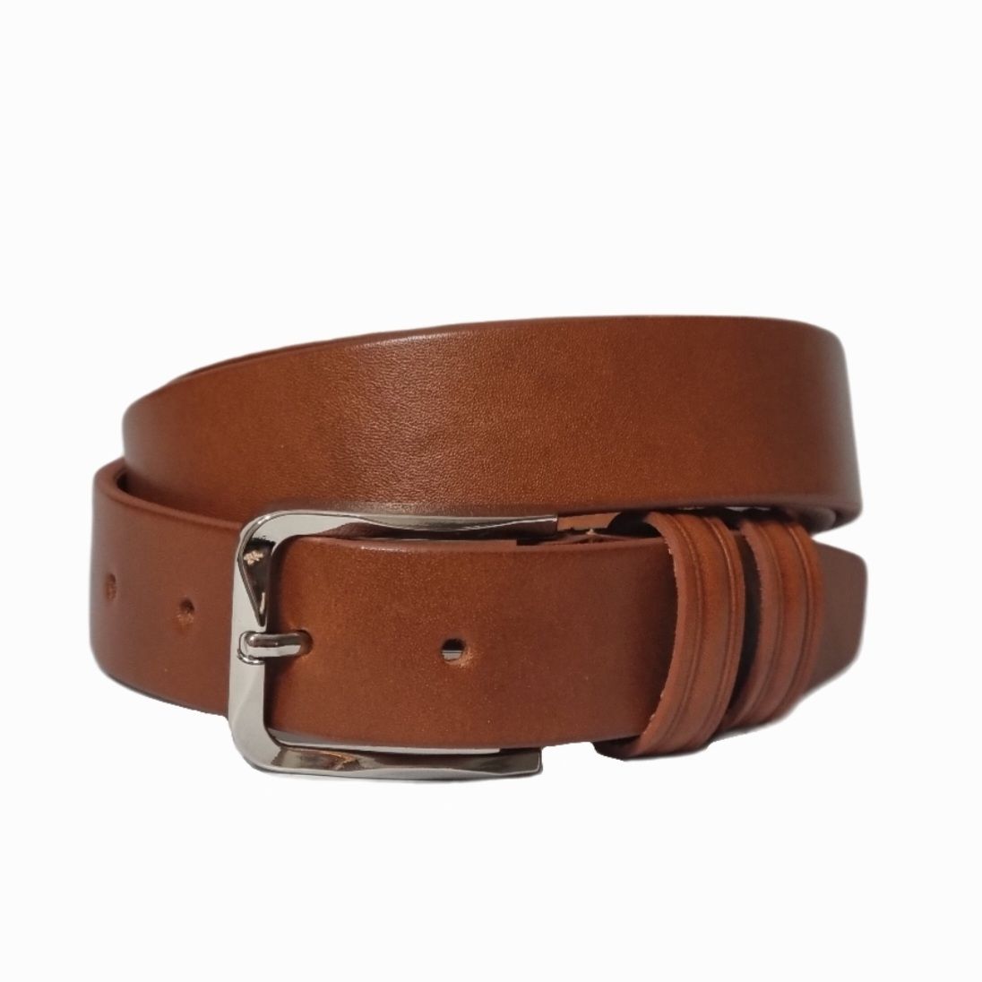 کمربند مردانه لوکسین مدل چرم طبیعی منچستر - - 1