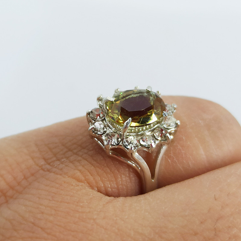 انگشتر نقره زنانه سلین کالا مدل الکساندریت ce-k110