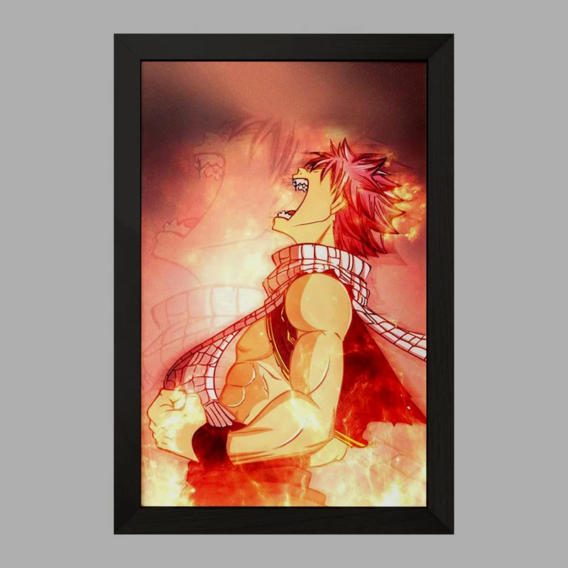 تابلو خندالو مدل ناتسو انیمه فری تیل Fairy Tail  کد 16475