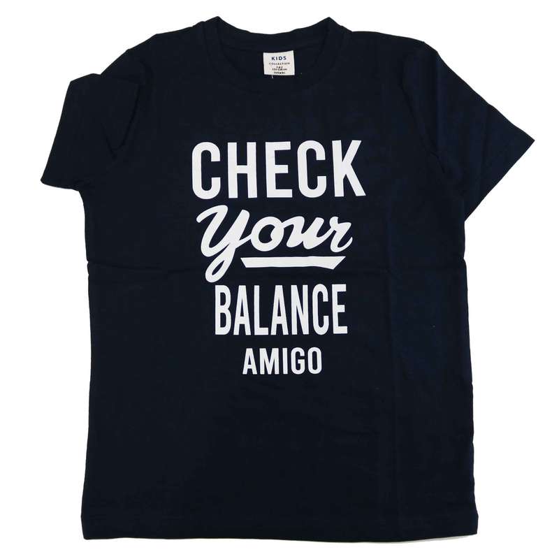 تی شرت آستین کوتاه پسرانه دفکتو مدل Check Your Balance