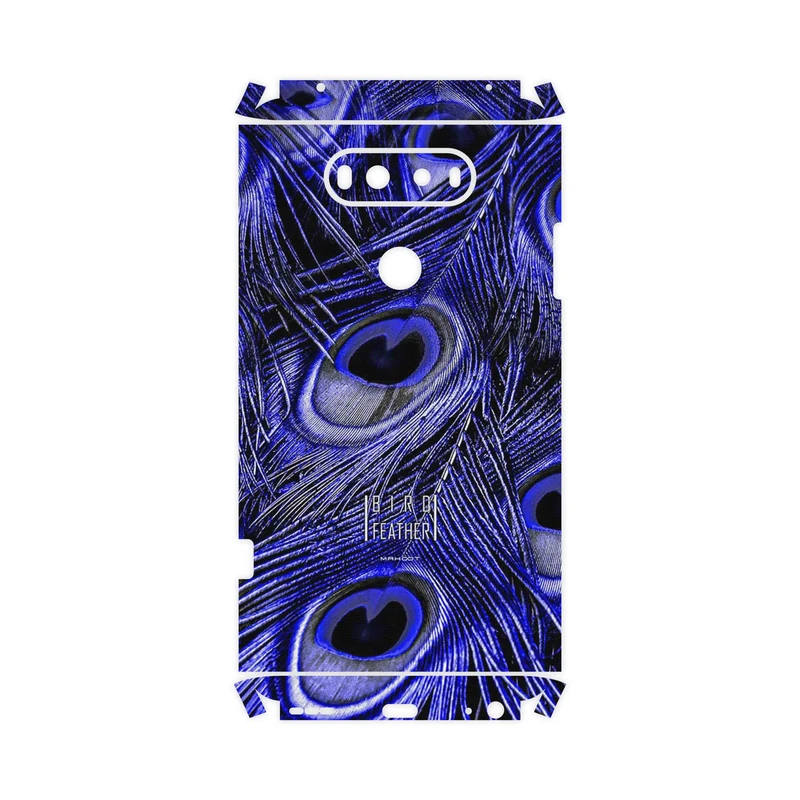 برچسب پوششی ماهوت مدل Purple Feather-FullSkin مناسب برای گوشی موبایل ال جی V20