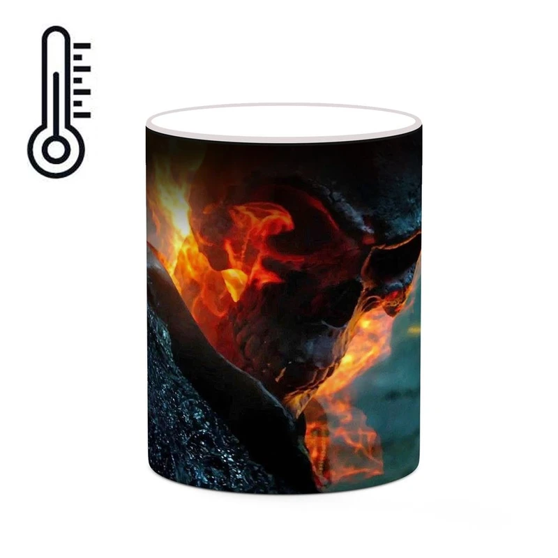 ماگ حرارتی کاکتی مدل گوست رایدر Ghost Rider کد mgh38747