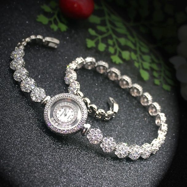 ساعت مچی عقربه ای زنانه رویال کرون مدل دور شنی - - 7