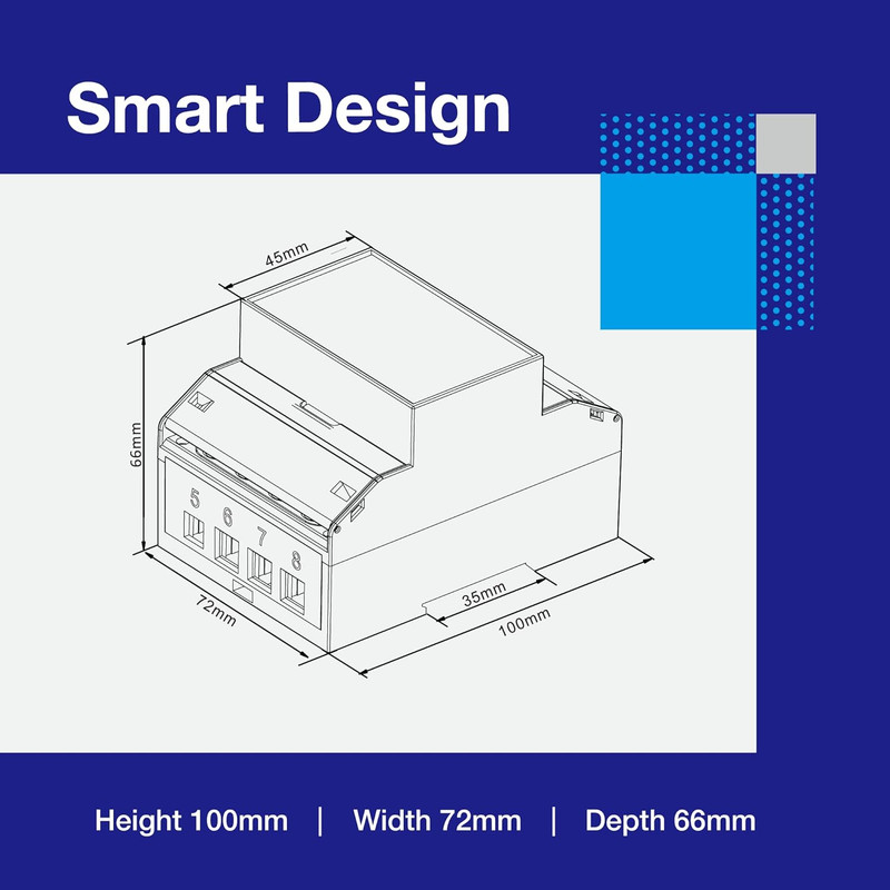 کنتور برق فرعی سه فاز ایسترون مدل SDM630 MODBUS V2
