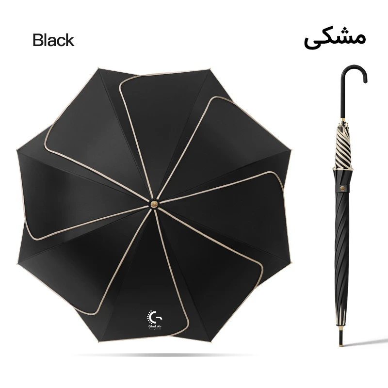 عکس شماره 12 : چتر 8 پره گلد ایر مدل petal قطر 100 سانتی-متر